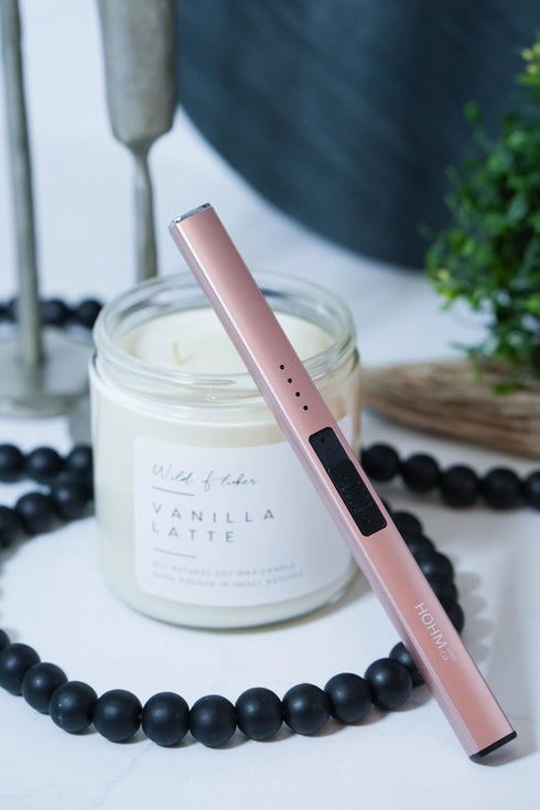 USB Rechargeable Candle Lighter - Rose Gold